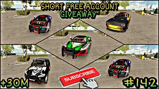 || Short Free Account Giveaway#142 || Car Parking Multiplayer 4.8.2