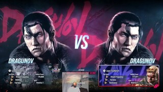 Tekken 8 ranked match with my Dragunov vs this aggressive Dragunov player