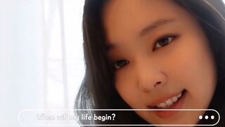 JENNIE's latest cover song "When will my life begin" released