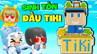 MẶP DORAM SINH TỒN TRÊN ĐẦU TIKI CÙNG MEOWPEO VÀ THÀNH VIÊN MỚI TRONG MINI WORLD