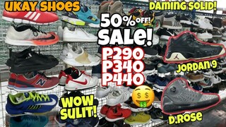 SULIT ka DITO!50% off!sale!daming solid!ukay shoes clayton rtw north mall monumento