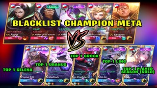 MPL SEASON 7 CHAMPION META vs. ALL TOP 1 PLAYER IN RANK! ~ MOBILE LEGENDS