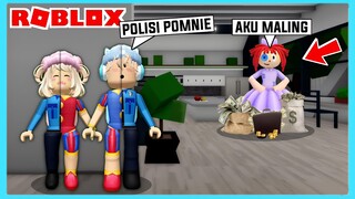 Aku Dan Adiku Menjadi Polisi Pomnie Untuk Tangkap Ragatha Di Roblox Brookhaven ft @Shasyaalala