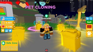 LAW GOT A ROYAL PET WITH THE HELP OF HIS FRIEND AND PET CLONING!  -  ROBLOX CHAMPION SIMULATOR