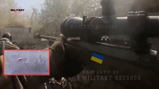 Dramatic Footage!! Ukrainian sniper shot down dozens Russian soldiers in 5 minutes at 1.8 miles