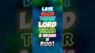 Late game dapat lord, tukar 2 orang = rug! ✍️🙌 #contentcreatormlbb #wiamungtzy #makroplay #onic