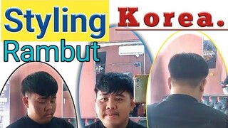 styling rambut pria korea, gaya rambut two block haircut