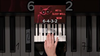 1/2 Sleep Well CG5 Poppy Playtime Piano Tutorial #shorts