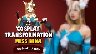 Cosplay Transformation Miss Hina | by Nekothan10