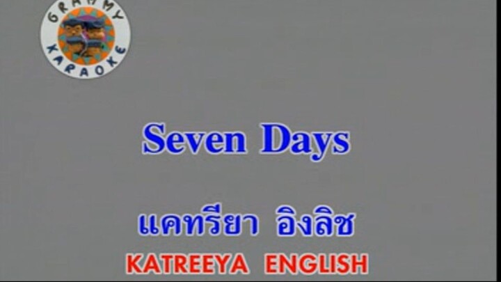 Seven Days (เซเว่น เดย์) - แคทรียา อิงลิช (Katreeya English)