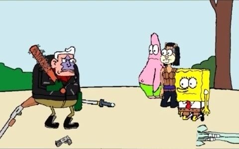 Animasi penggemar SpongeBob SquarePants: Survival of the Doomsday (Episode 4).