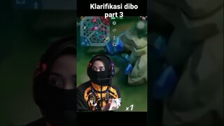 klarifikasi dibo tentang masalah dengan lemon part 3 #mlbb #mobilelegends