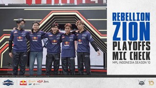 PLAYOFF | REBELLION ZION MIC CHECK PLAYOFF MPL ID S10