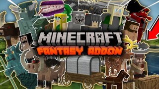 Addon fantasy terkeren di minecraft pe!! #bestofbest