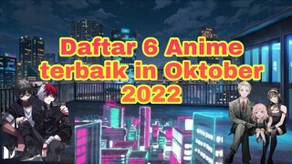 Anime terbaik yg akan rilis di bulan Oktober☝