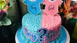 Its a Boy or its a girl | gender reveal cake idea | Viv Quinto