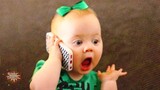 Video Lucu Bikin Ngakak - Bayi Lucu Bikin Ketawa - Momen Bayi Lucu Berbicara di Telepon