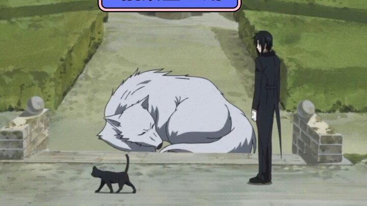 Cat slave Sebastian, the devil dog is jealous, Black Butler