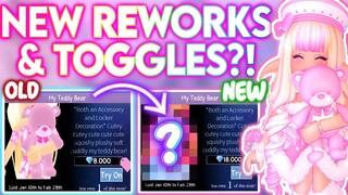 NEW REWORKS UPDATE COMING SOON? ROBLOX Royale High Valentines Day Accessories Toggles Theory