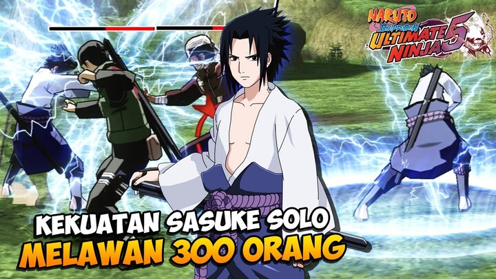 SOLO SASUKE MELAWAN 300 ORANG DI NARUTO SHIPPUDEN ULTIMATE NINJA 5 PS2
