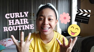 MY CURLY HAIR ROUTINE