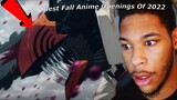 My Top 40 Anime Openings - Fall 2022 | REACTION!!!
