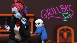 【MMD】 World is Mine verLuka 【Undertale】 Undyne 4K UHD