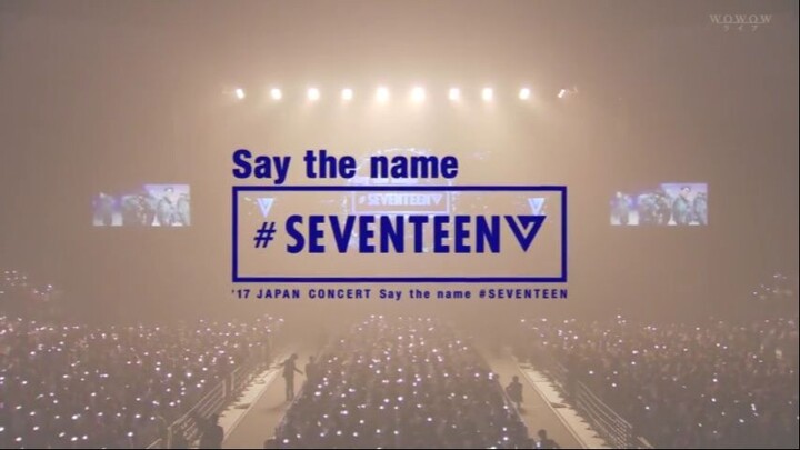 170326 SEVENTEEN - '17 JAPAN CONCERT Say The Name (No Sub)