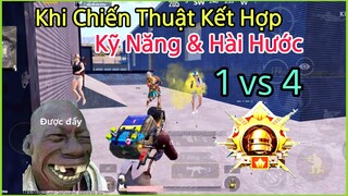 PUBG Mobile | Những Pha 1 Vs 4 - Kỹ Năng Kết Hợp Chiến Thuật & Hài Hước 😁 NhâmHNTV