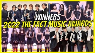 THE FACT MUSIC AWARDS 2022 WINNERS