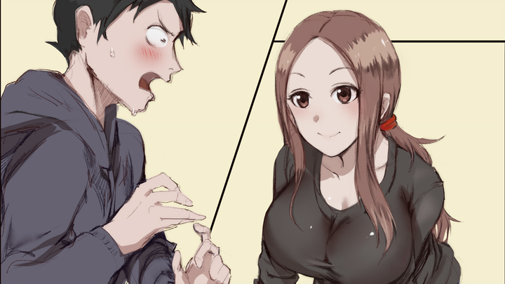 Nyonya Nishikata? Teasing Master Takagi-san Menggambar Takagi