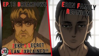 Eldians Betrayed & Zeke's True Plan Revealed!! | Attack on Titan Season 4 Episode 13 Breakdown