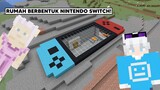 Aku & @AKUDAP Membuat Rumah Bawah Tanah Berbentuk Nintendo Switch! - Minecraft Survival (21)