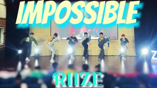 挑战不可能！浙大全男生 超还原翻跳Impossible【RIIZE】