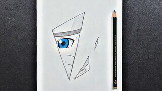 Easy to draw | how to draw Naruto in broken mirror 🪞 step-by-step