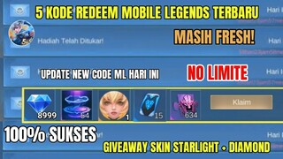 BURUAN KLAIM! 5 KODE REDEEM ML TERBARU KODE REDEEM MOBILE LEGENDS HARI INI UPDATE MEI 2024