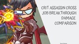 Crit Assassin Cross Job Breakthrough Damage Comparison