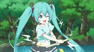 💕穿着泳衣的初音未来，爱了爱了~💕