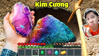 Vinh Tìm Thấy Kim Cương Minecraft Lúc 100 Tỷ Năm ?? THẾ NÀY PHẢI NÓI LÀ SIÊU GIÀU LUÔN RỒI* VUI QUÁ