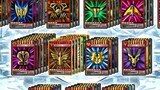 Kamen Rider Ryuki all knight transformations and all card display collection