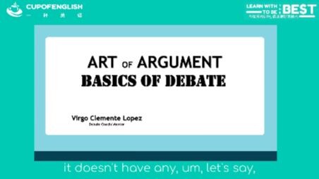Debate Class: The Art of Argument