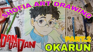 drawing anime DANDADAN OKARUN PART.2 MENCARI BIJI YG HILANG