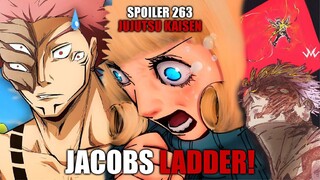 Spoiler Chapter 263 Jujutsu Kaisen - Kurusu Hana Pun Muncul - Maximum Output Jacobs Ladder!