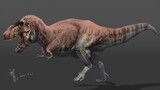 [จิตรกรรม] ระบายสี Tyrannosaurus Rex ด้วยกระดาน
