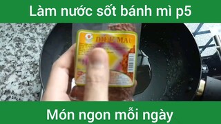 Làm nước sốt bánh mì p5