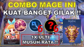 COMBO MAGE INI KUAT BANGET GILAKK !! 1X ULTI MUSUH LANGSUNG RATA !! COMBO MAGIC CHESS TERKUAT 2024