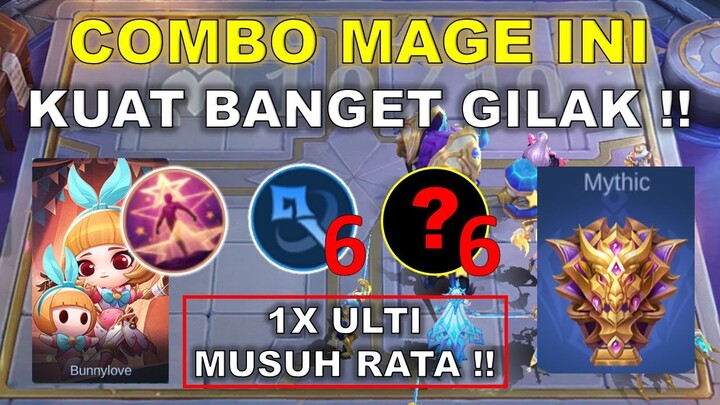 COMBO MAGE INI KUAT BANGET GILAKK !! 1X ULTI MUSUH LANGSUNG RATA !! COMBO MAGIC CHESS TERKUAT 2024