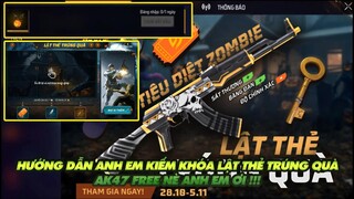 Free Fire | Hướng dẫn anh em nhận Full quà Halloween - Skin AK Free và lựu bí ngô Free