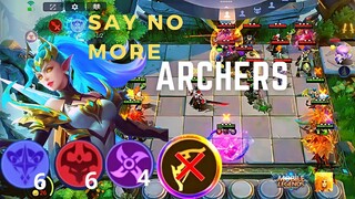 COUNTER ARCHER MAGIC CHESS | magic chess archer counter | magic chess best synergy | best commander