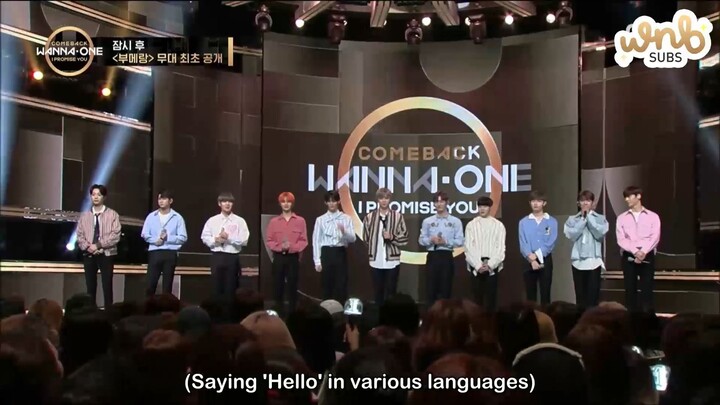 [ENG] 180319 Wanna One Comeback Show I Promise You (Boomerang)